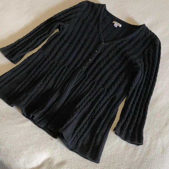 croft & barrow Sweaters - 🌻Croft&Barrow black sweater Cardigan